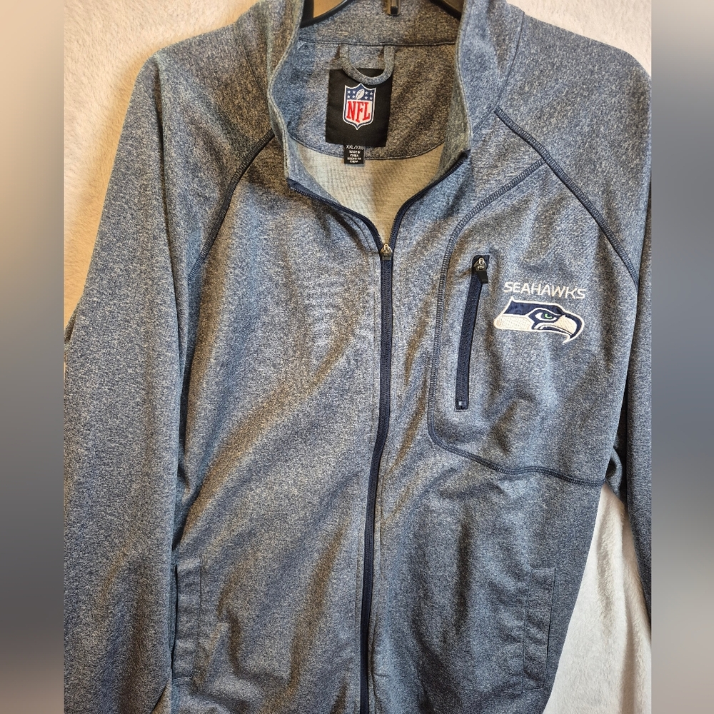 Seattle Seahawks NFLFull Zip Polyester Warm Up 2XL